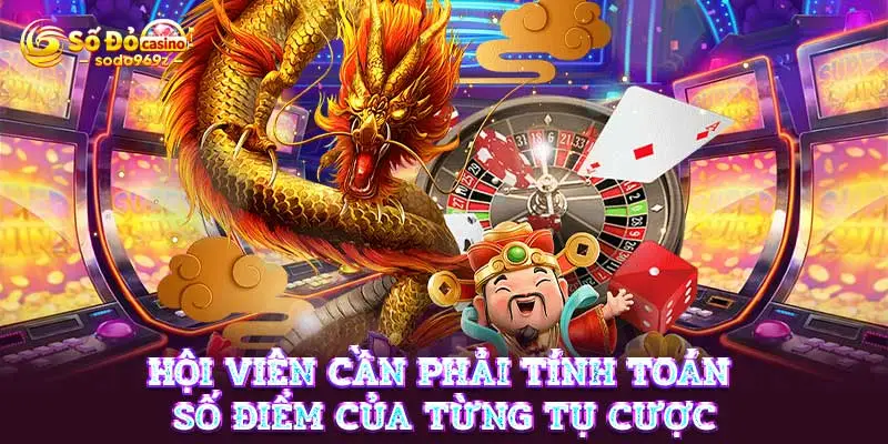 Hội viên cần phải tính toán số điểm của từng tụ cược