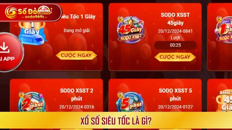 Xổ số siêu tốc là gì?